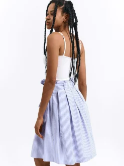 GATE Spódnica w kształcie litery a w prążki| Kategorie·Spódnice ☀️