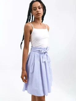 GATE Spódnica w kształcie litery a w prążki| Kategorie·Spódnice ☀️