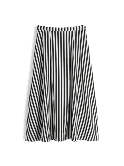 GATE Spódnica w kształcie litery A w prążki| Kategorie·Spódnice ☀️