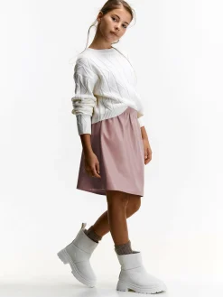 GATE Spódnica wykonana z imitacji skóry|Dzieci Dziewczynki·Spódnice ☀️