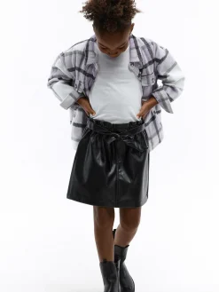 GATE Spódnica wykonana z imitacji skóry|Dzieci Dziewczynki·Spódnice ☀️