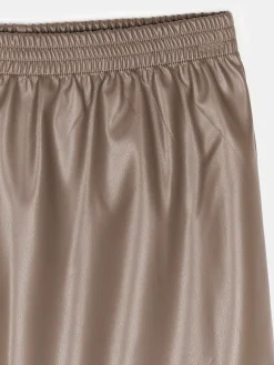 GATE Spódnica wykonana z imitacji skóry|Dzieci Dziewczynki·Spódnice ☀️