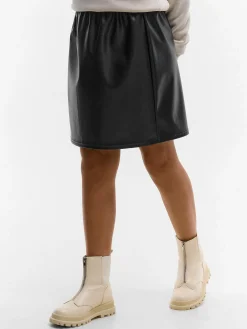 GATE Spódnica wykonana z imitacji skóry|Dzieci Dziewczynki·Spódnice ☀️