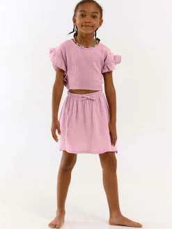 GATE Spódnica z bawełnianego muślinu|Dzieci Dziewczynki·Spódnice ☀️