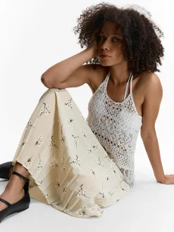 GATE Spódnica z nadrukiem kwiatowym| Kategorie·Spódnice ☀️