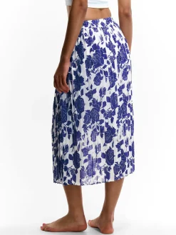 GATE Spódnica z nadrukiem kwiatowym| Kategorie·Spódnice ☀️