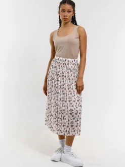 GATE Spódnica z nadrukiem kwiatowym| Kategorie·Spódnice ☀️