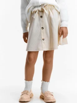 GATE Spódnica zapinana na ozdobne guziki|Dzieci Dziewczynki·Spódnice ☀️