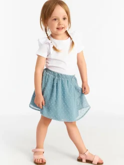 GATE Spódniczka mini dla dziewczynki w kształcie litery A|Dzieci Dziewczynki·Spódnice ☀️