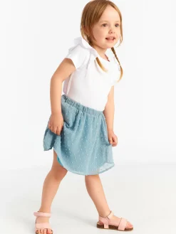 GATE Spódniczka mini dla dziewczynki w kształcie litery A|Dzieci Dziewczynki·Spódnice ☀️