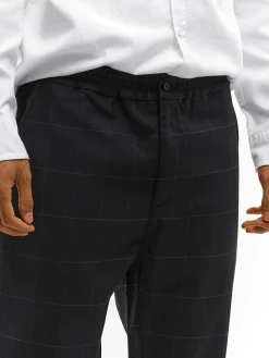 GATE Spodnie chino w kratę| Spodnie·Spodnie