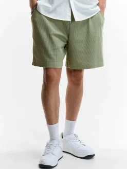 GATE Spodnie dresowe w strukturalny splot| Spodnie·Spodenki ☀️