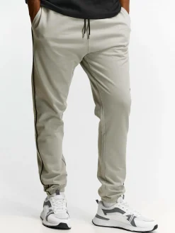 GATE Spodnie dresowe z kontrastową lamówką| Spodnie·Dresowe Spodnie