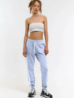 GATE Spodnie dresowe z paskiem po bokach| Spodnie·Spodnie Dresowe