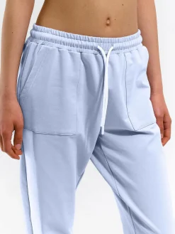 GATE Spodnie dresowe z paskiem po bokach| Spodnie·Spodnie Dresowe