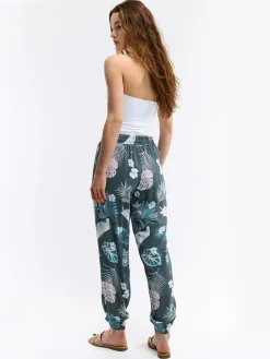 GATE Spodnie haremowe z wiskozy| Spodnie·Spodnie