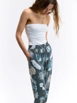 GATE Spodnie haremowe z wiskozy| Spodnie·Spodnie