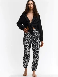 GATE Spodnie haremowe z wiskozy| Spodnie·Spodnie