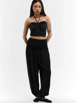 GATE Spodnie haremowe z wiskozy| Spodnie·Spodnie