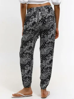 GATE Spodnie haremowe z wiskozy| Spodnie·Spodnie