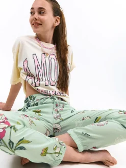 GATE Spodnie haremowe z wiskozy|Dzieci Dziewczynki·Spodnie I Legginsy