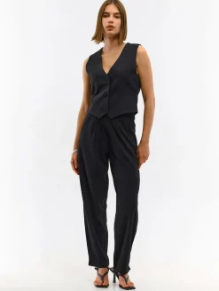 GATE Spodnie o prostych nogawkach| Spodnie·Spodnie