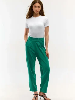 GATE Spodnie o prostych nogawkach| Spodnie·Spodnie