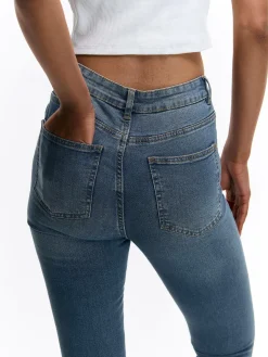 GATE Spodnie skinny z dziurami| Spodnie·Jeansy