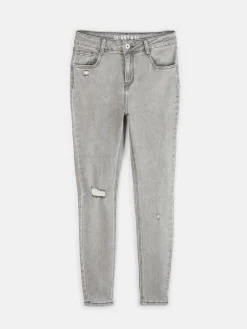 GATE Spodnie skinny z dziurami| Spodnie·Jeansy