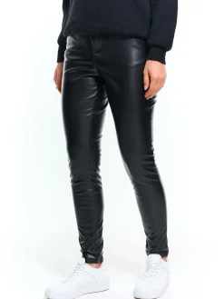 GATE Spodnie skinny z imitacji skóry| Spodnie·Spodnie