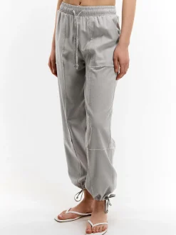 GATE Spodnie spadochronowe z domieszką lnu| Spodnie·Spodnie