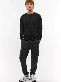 GATE Spodnie typu jogger z kieszeniami| Spodnie·Spodnie