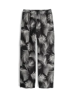 GATE Spodnie w kwiaty| Spodnie·Spodnie