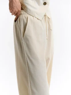 GATE Spodnie z domieszką lnu| Spodnie·Spodnie