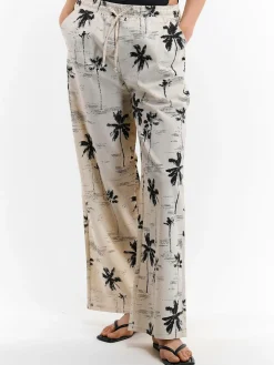 GATE Spodnie z domieszką lnu| Spodnie·Spodnie