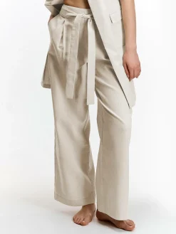 GATE Spodnie z domieszką lnu| Spodnie·Spodnie