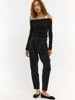 GATE Spodnie z paskiem| Spodnie·Spodnie