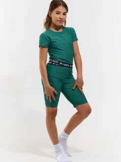 GATE Sportowe szorty z napisem|Dzieci Dziewczynki·Spodnie I Legginsy|Dziewczynki·Szorty ☀️