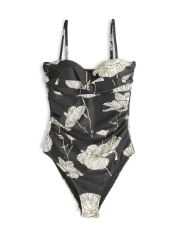 GATE Strój jednoczęściowy z nadrukiem kwiatowym| Kategorie·Stroje Kąpielowe ☀️