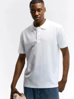 GATE Strukturalna koszulka polo| Koszulki·Koszulki ☀️|Koszulki·Basic Koszulki I Podkoszulki