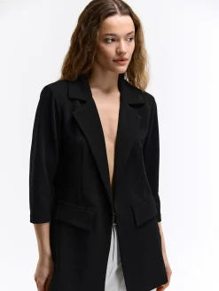 GATE Strukturalna marynarka z rękawami 3/4| Kurtki I Płaszcze·Żakiety