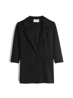 GATE Strukturalna marynarka z rękawami 3/4| Kurtki I Płaszcze·Żakiety