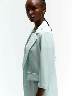 GATE Strukturalna marynarka z rękawami 3/4| Kurtki I Płaszcze·Żakiety