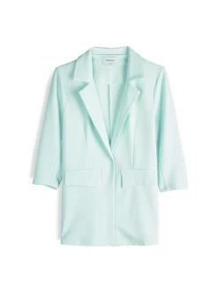 GATE Strukturalna marynarka z rękawami 3/4| Kurtki I Płaszcze·Żakiety