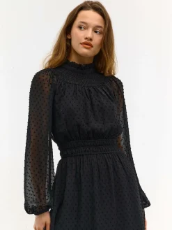 GATE Strukturalna sukienka z szyfonu| Kategorie·Sukienki