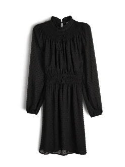 GATE Strukturalna sukienka z szyfonu| Kategorie·Sukienki