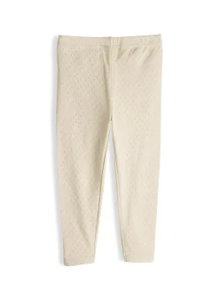 GATE Strukturalne legginsy bawełniane|Dzieci Baby