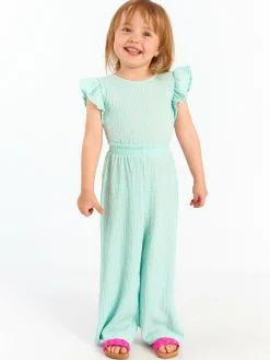 GATE Strukturyzowany kombinezoni z falbanami|Dzieci Dziewczynki·Spodnie I Legginsy