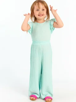 GATE Strukturyzowany kombinezoni z falbanami|Dzieci Dziewczynki·Spodnie I Legginsy