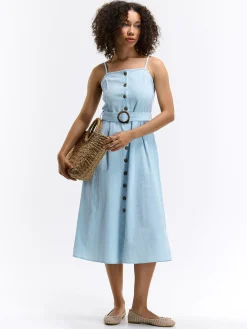 GATE Sukienka bawełniana na ramiączkach| Kategorie·Sukienki